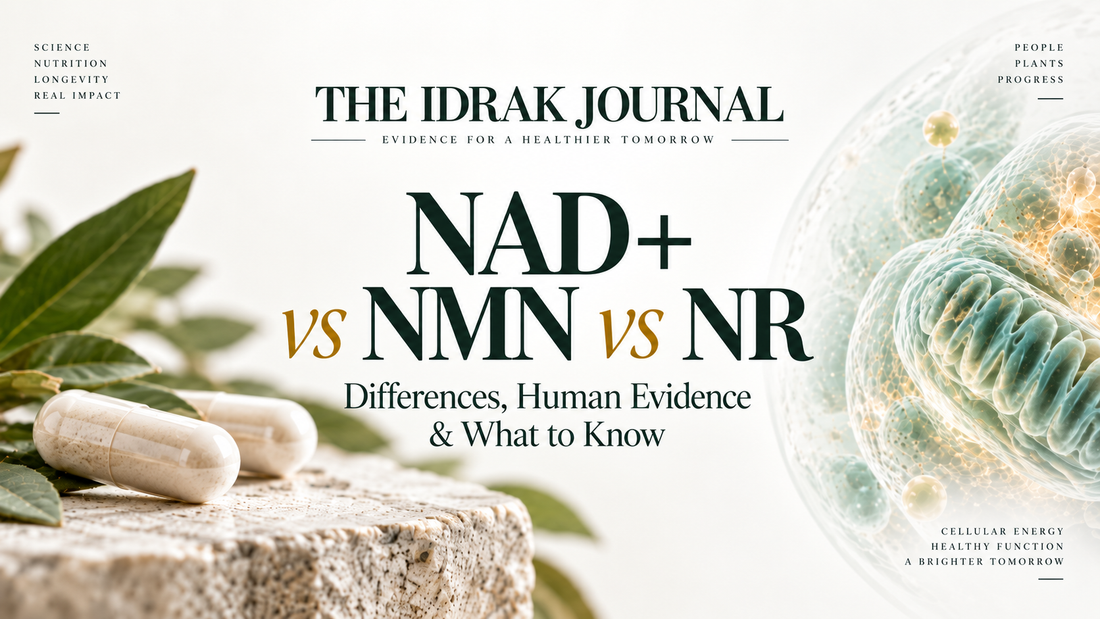 NAD+ vs NMN vs NR: Differences, Human Evidence & What to Know