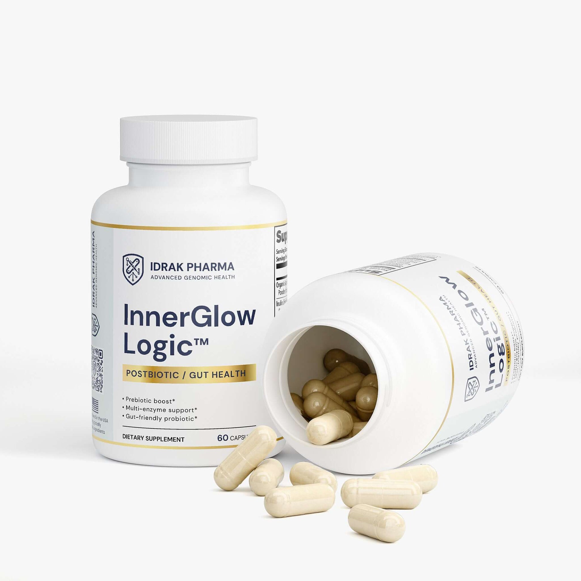 InnerGlow Logic probiotic benefits for digestive health and immune system support