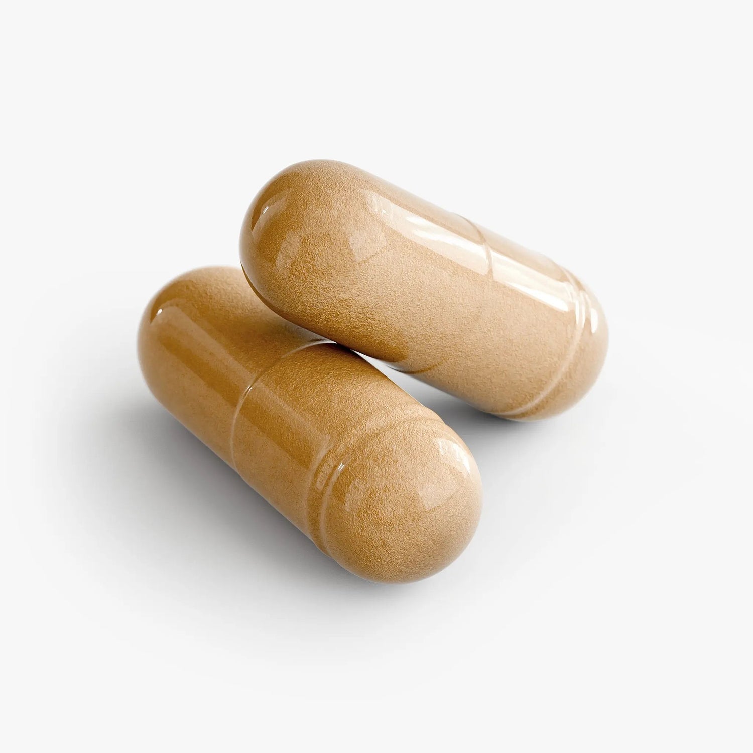 Close-up of two FlexiCore Joint Support capsules