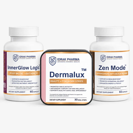 Glow & Balance System – Skin, Gut & Stress Support - Idrak Pharma