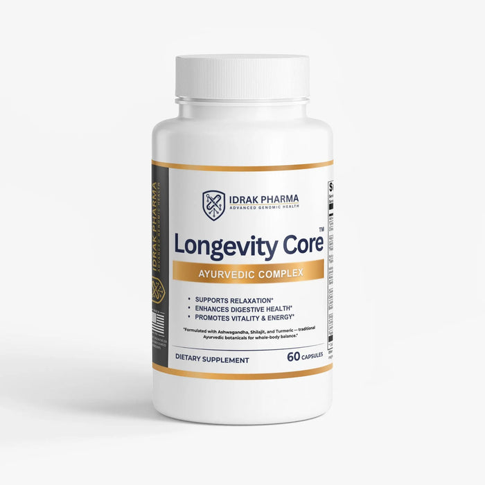 Longevity Core Ayurvedic Wellness Capsules - Idrak Pharma