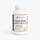 Rest Atlas Magnesium Glycinate Sleep Support Capsules bottle front label