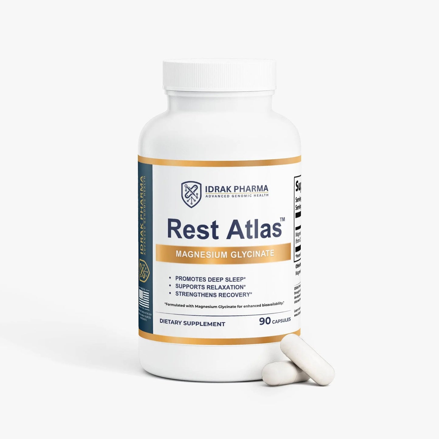 Magnesium Glycinate Sleep Support Capsules bottle