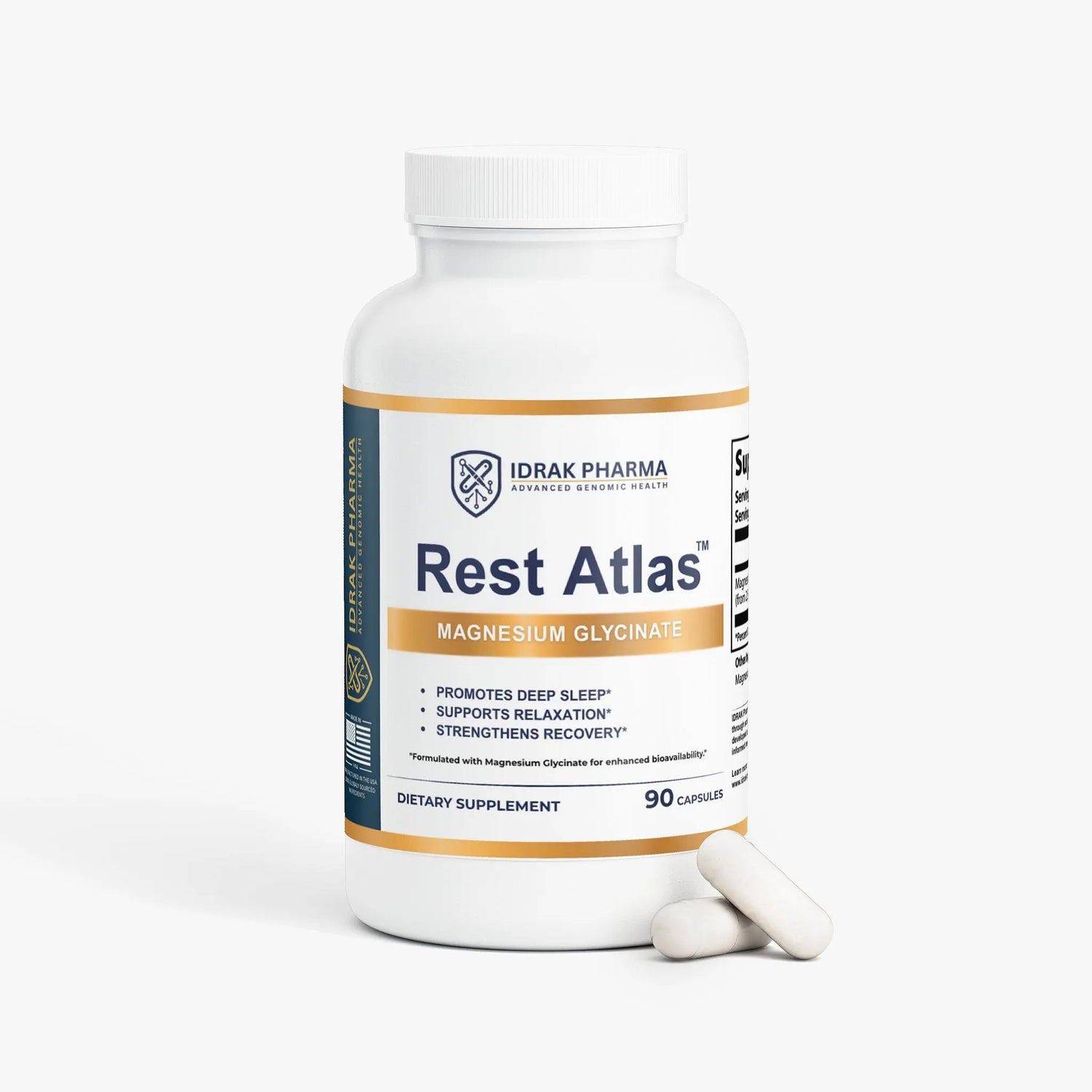 Magnesium Glycinate Sleep Support Capsules bottle