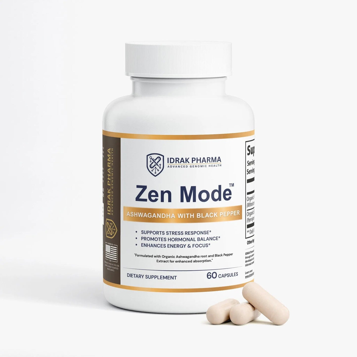 Zen Mode Daily Ashwagandha Capsules bottle